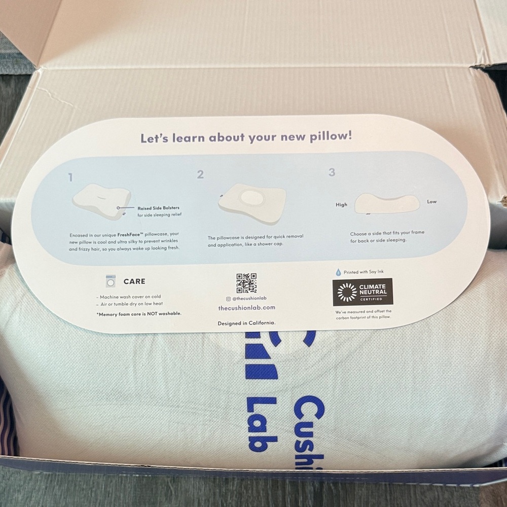 C Cushion Lab Deep Sleep Pillow like-new - Picture 9 of 14